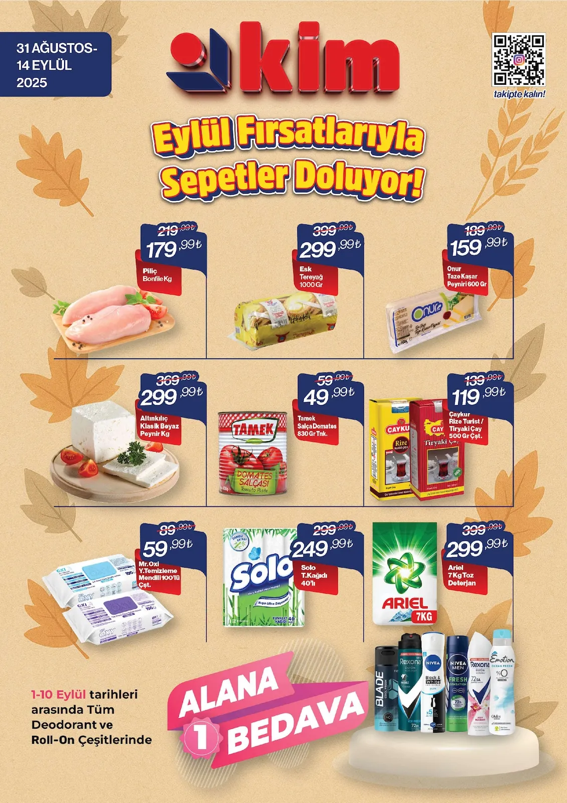 Kim Market 31 Ağustos - 14 Eylül 2025 Aktüel Kataloğu