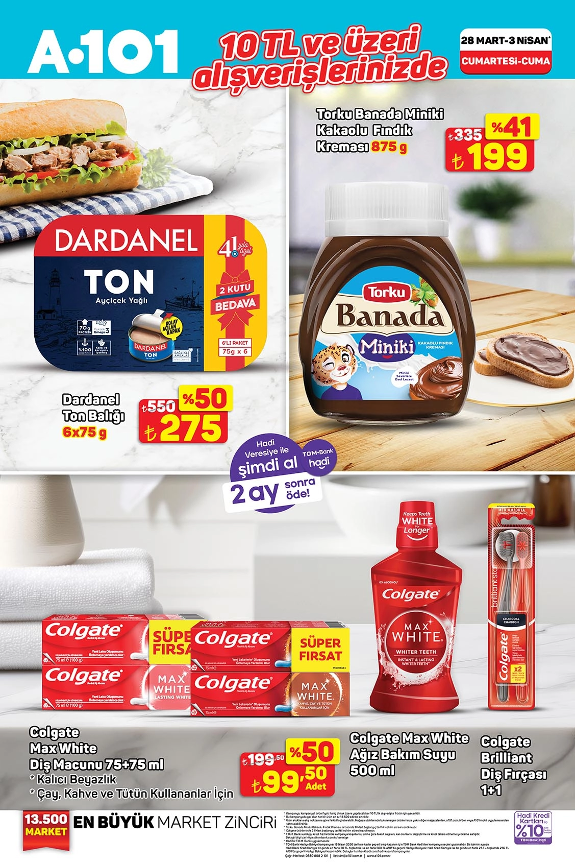 A101 - Haftanın Yıldızları - 28 Mart -3 Nisan - Sayfa 1