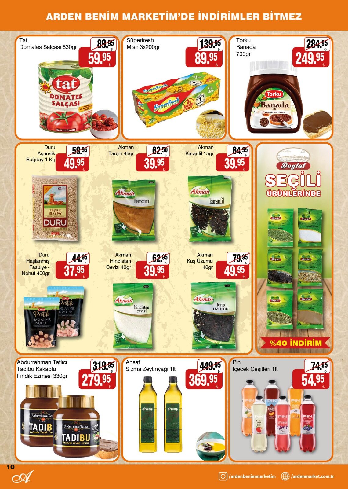 Arden Market Kataloğu - 11 Ekim 2026 - Sayfa 10