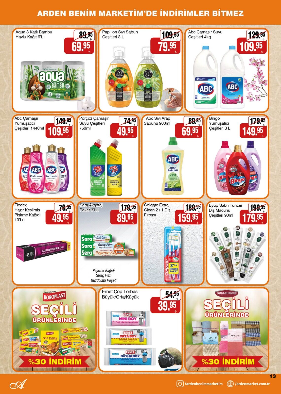 Arden Market Kataloğu - 11 Ekim 2026 - Sayfa 13