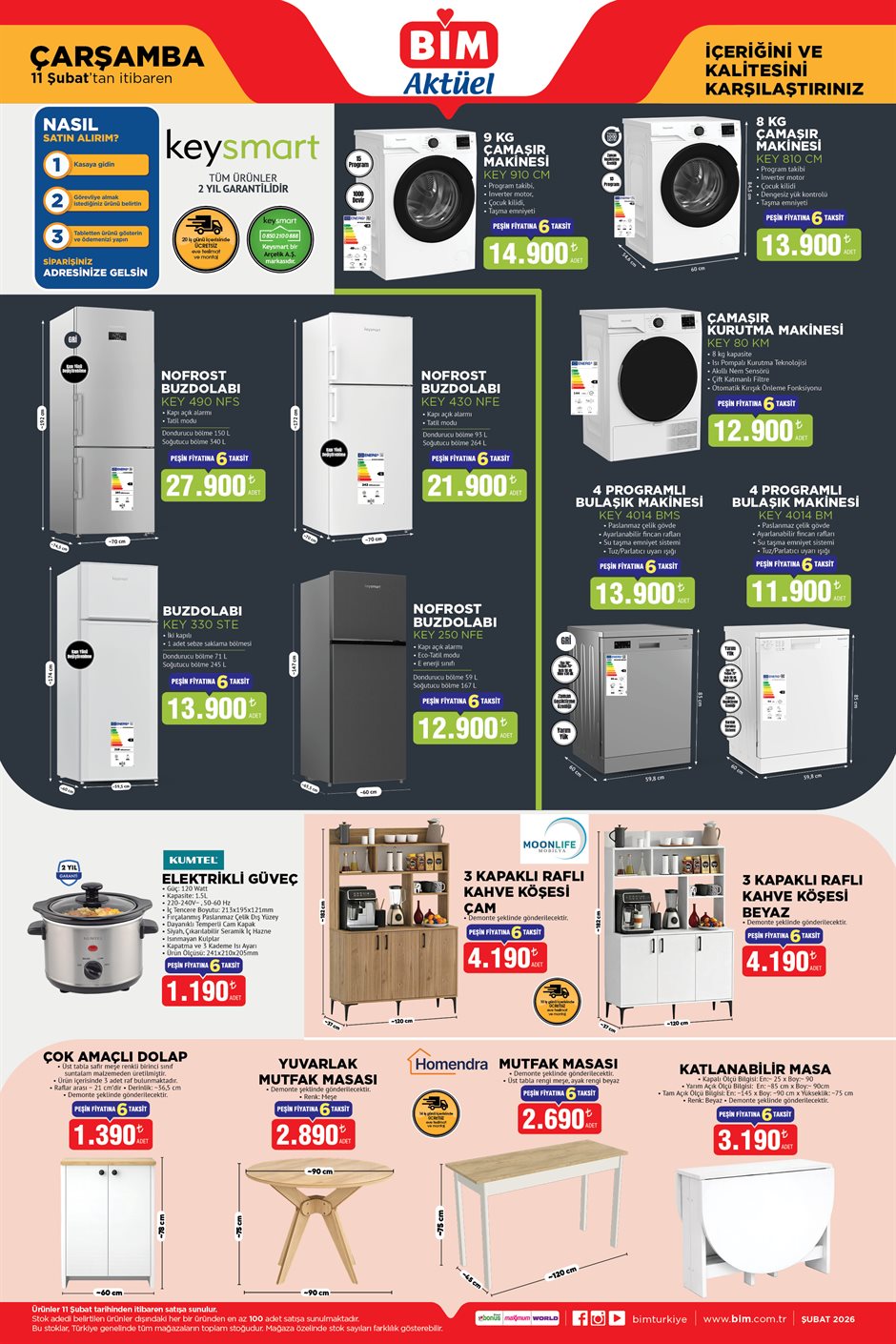BİM - 11 Şubat Çarşamba