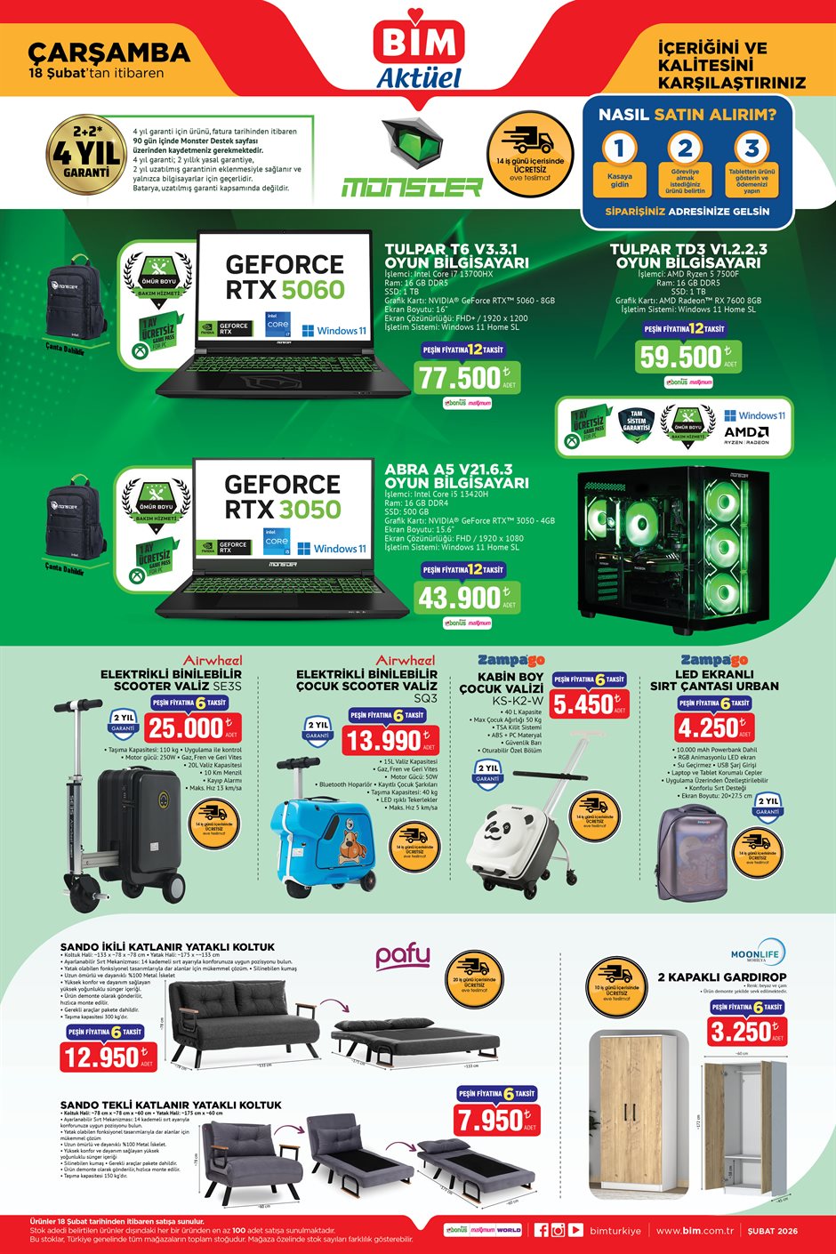 BİM - 18 şubat Çarşamba