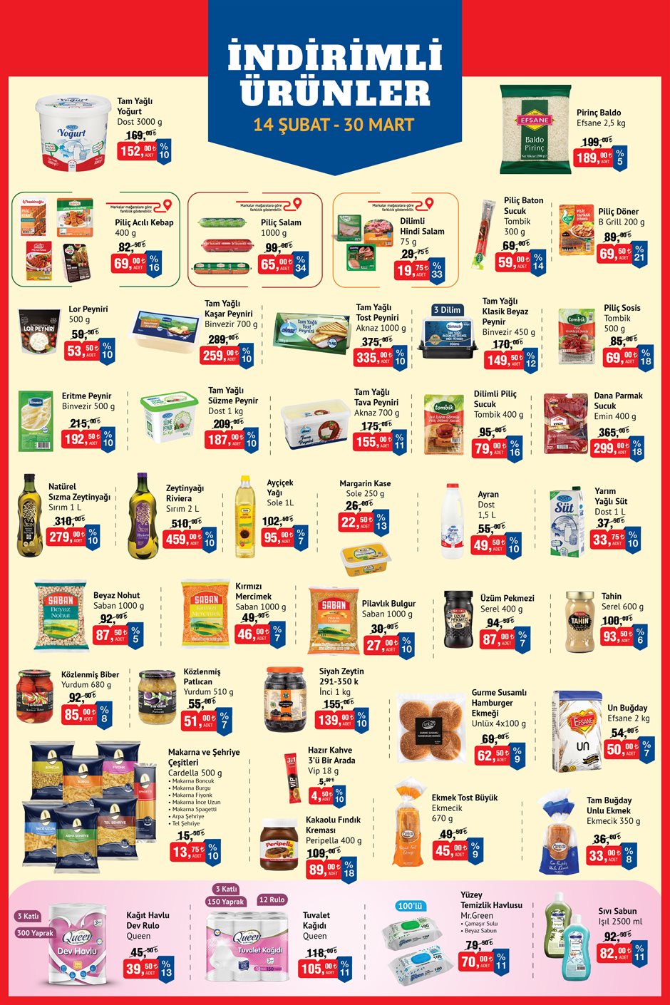 BİM - 14 Şubat-30 Mart