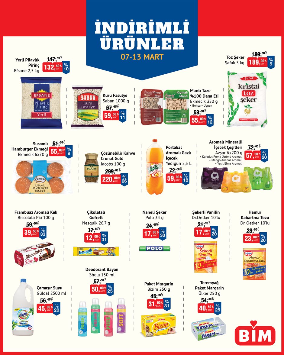 BİM - 07-13 Mart