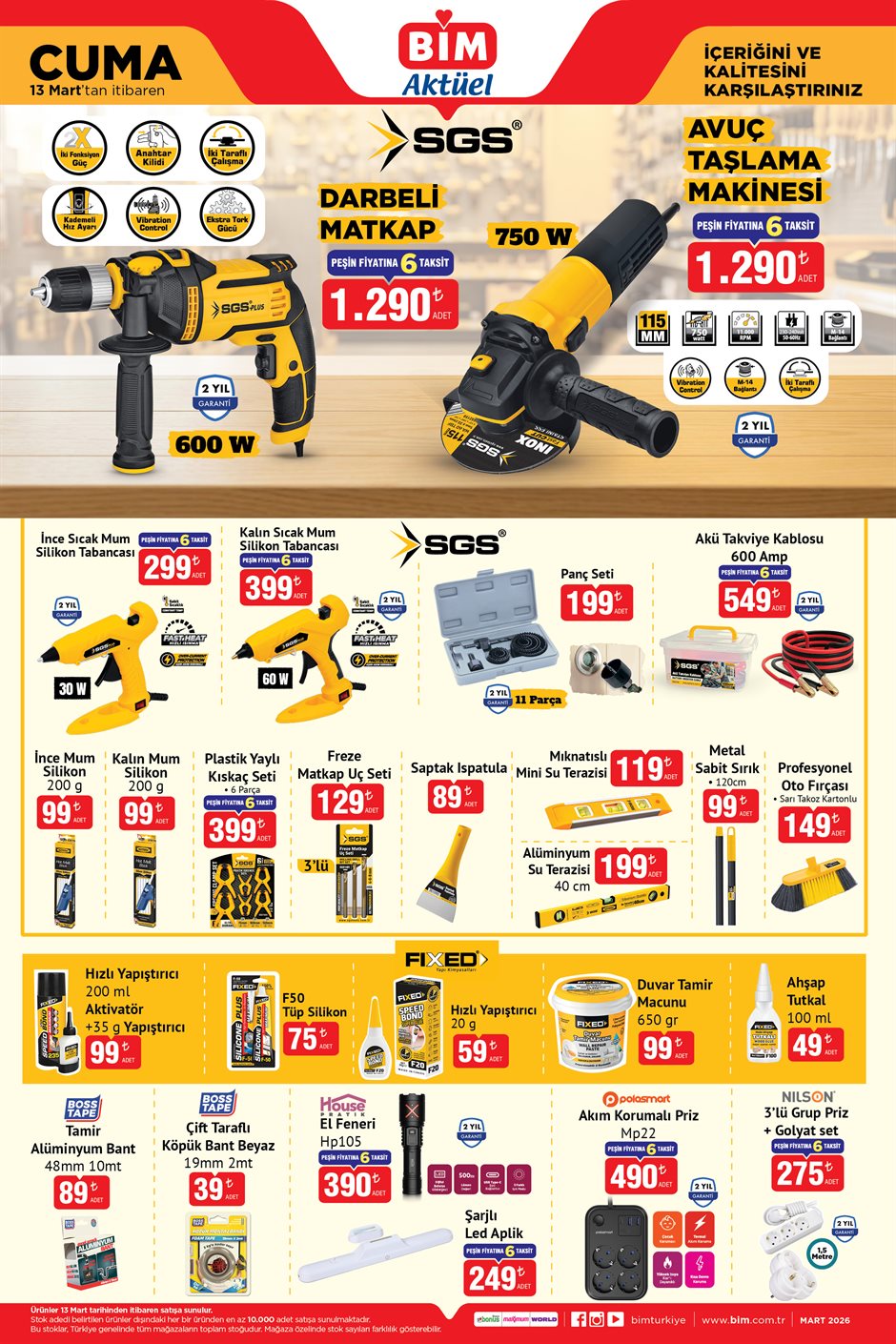 BİM - 13 Mart Cuma