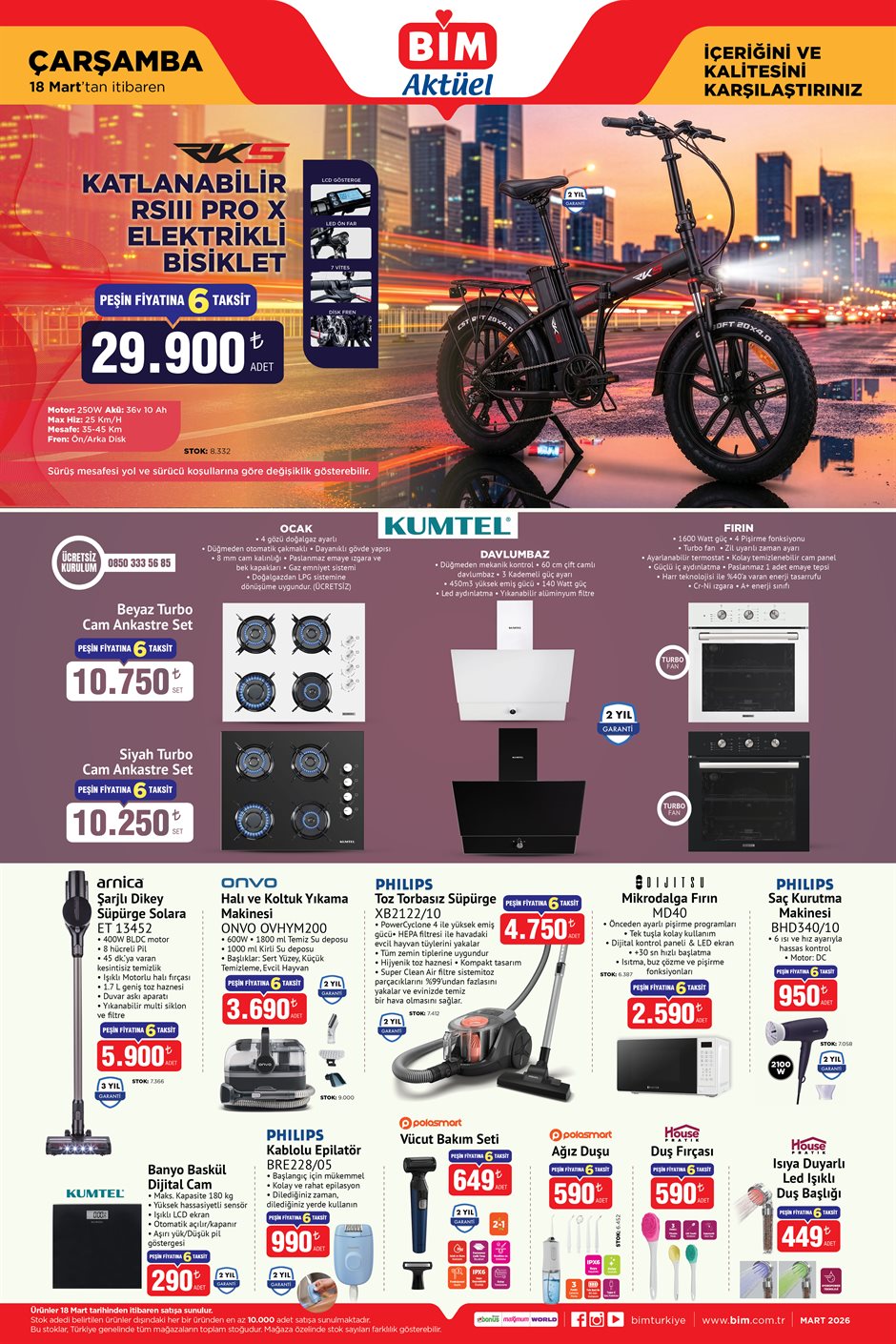 BİM - 18 Mart Çarşamba