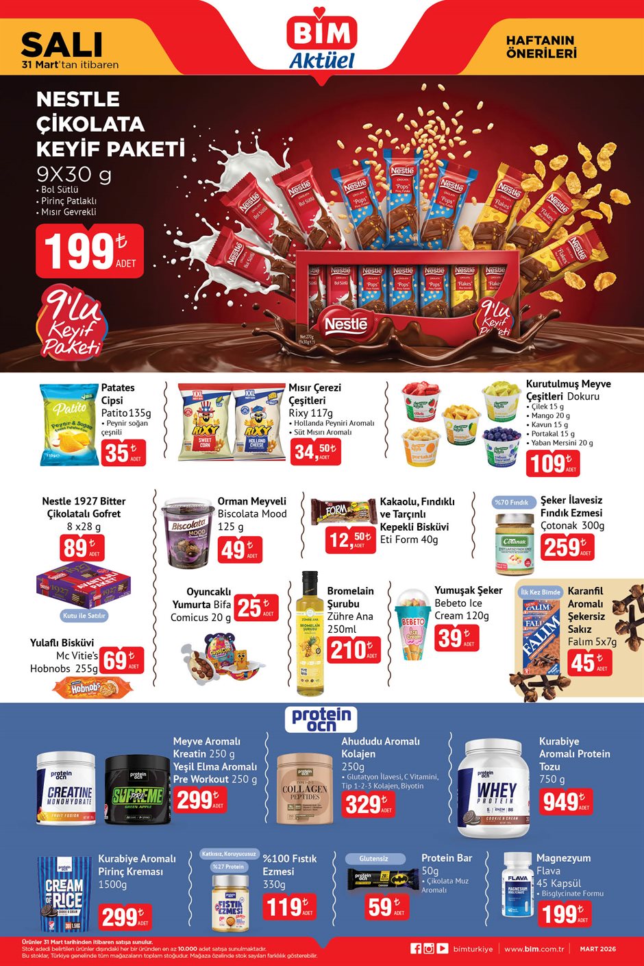 BİM - 31 Mart Salı