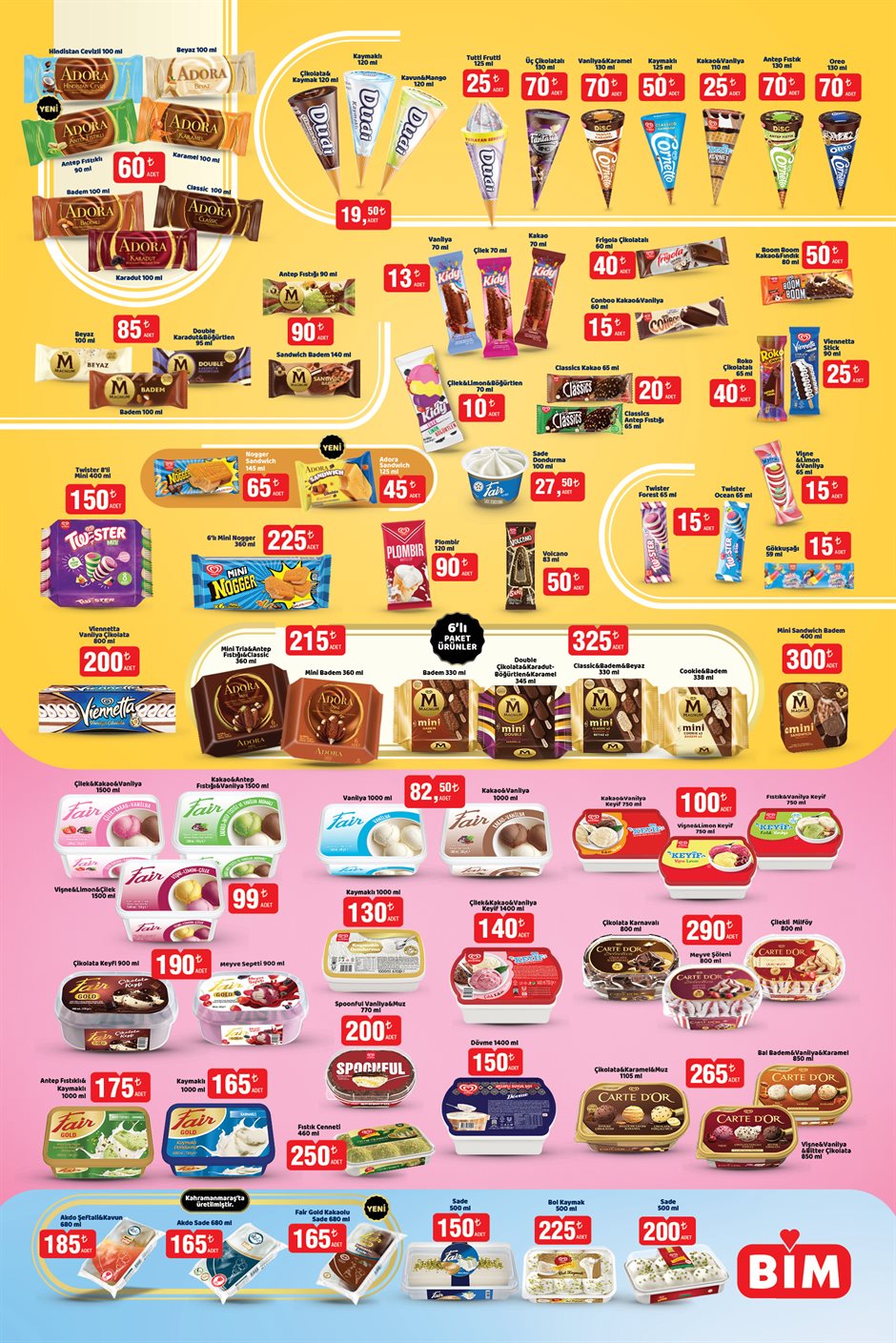 BİM - Dondurma