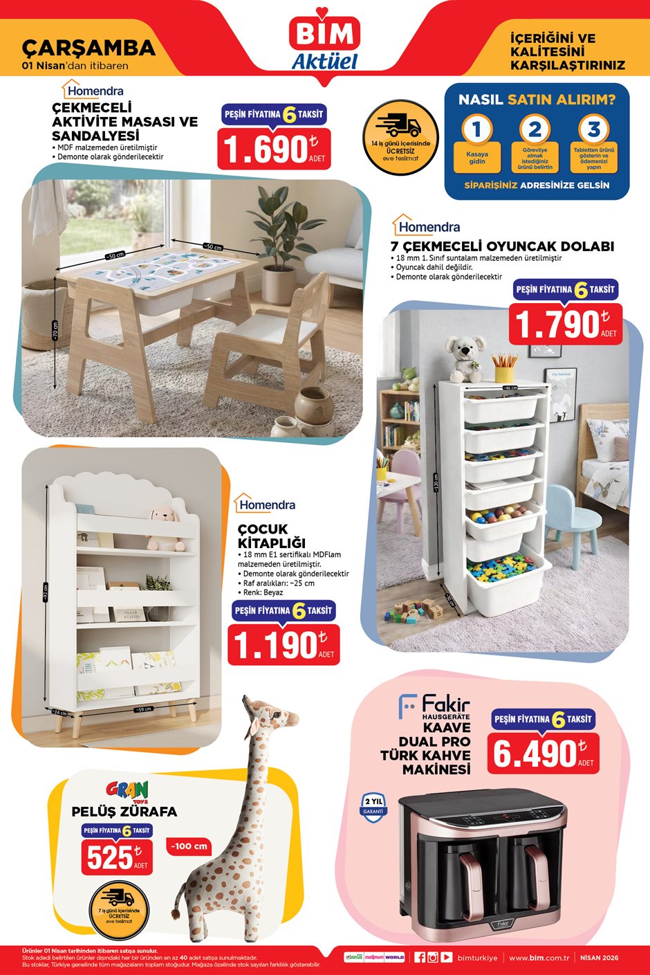 BİM - 01 Nisan Çarşamba