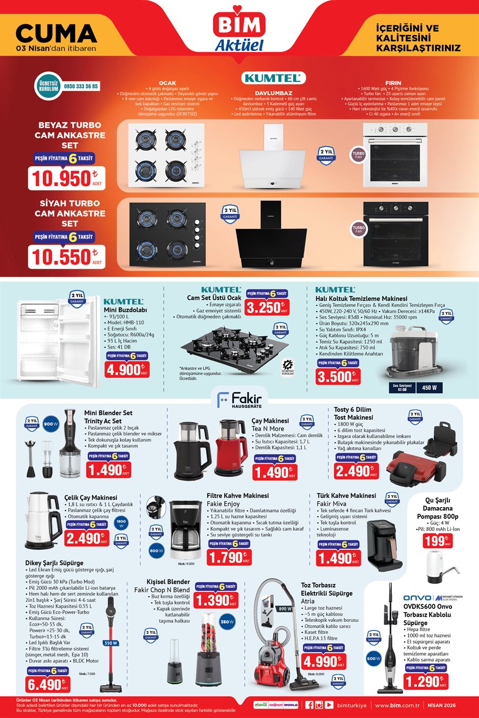 BİM - 03 Nisan Cuma