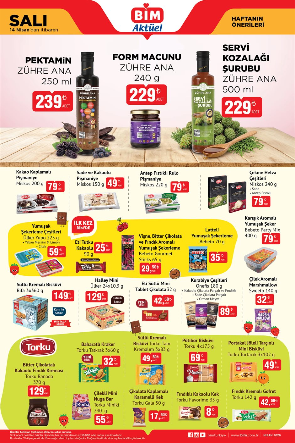 BİM - 14 Nisan Salı