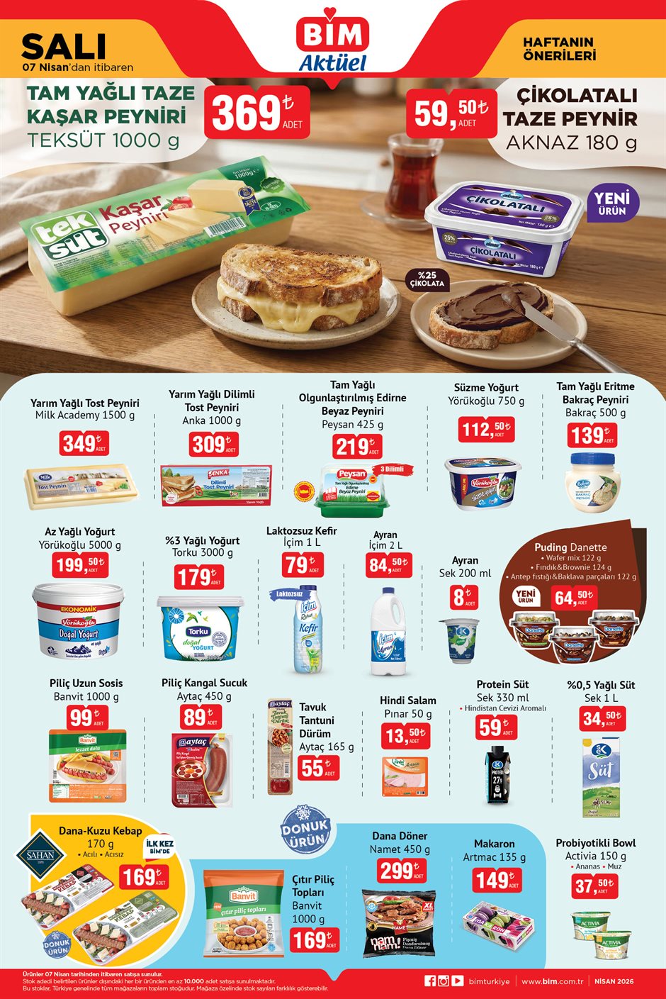 BİM - 07 Nisan Salı