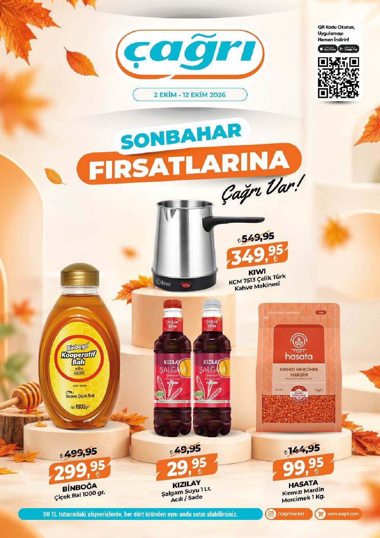 Çağrı Market Güncel Katalog - 2 Ekim 2026 - Sayfa 1
