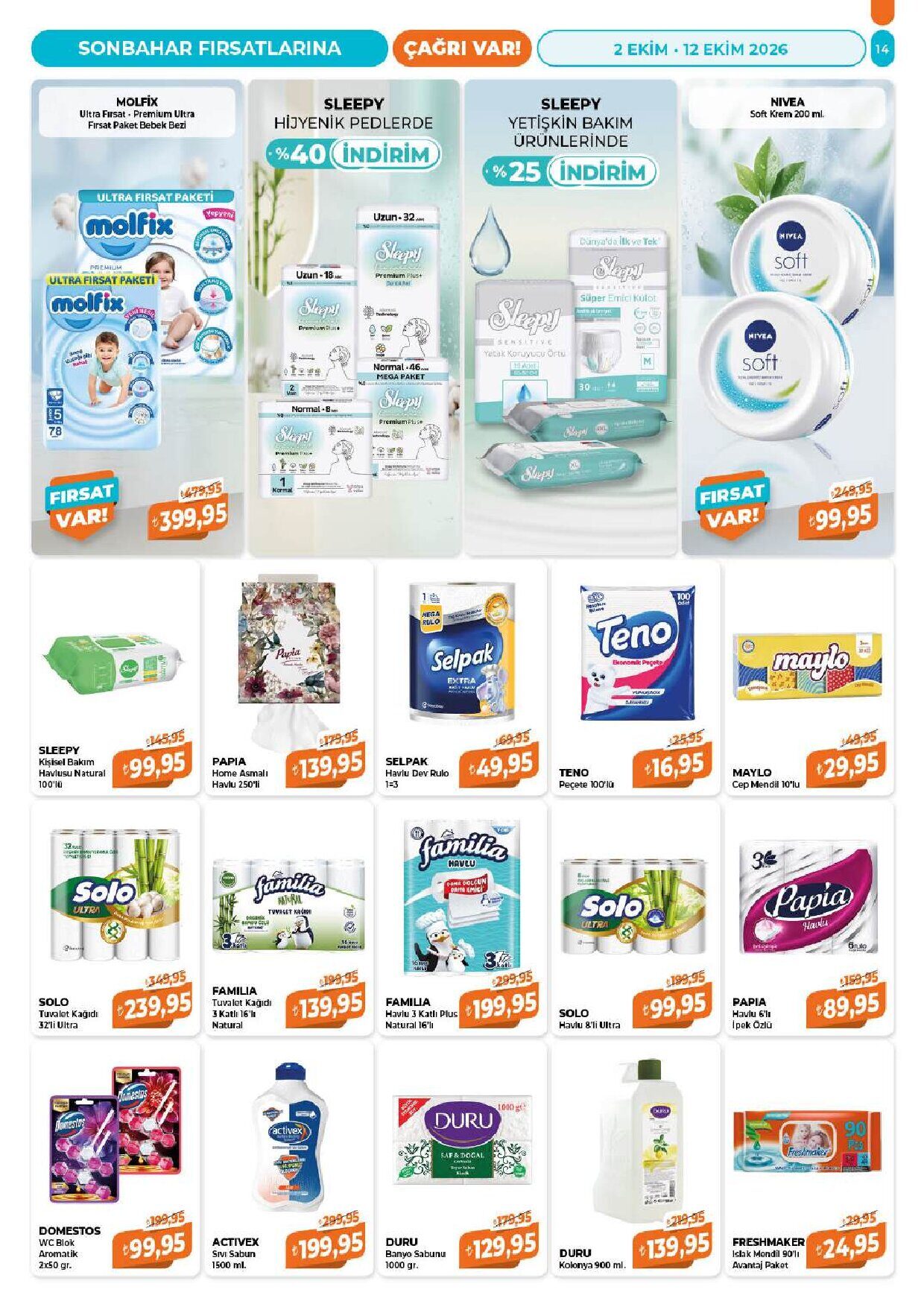 Çağrı Market Güncel Katalog - 2 Ekim 2026 - Sayfa 14