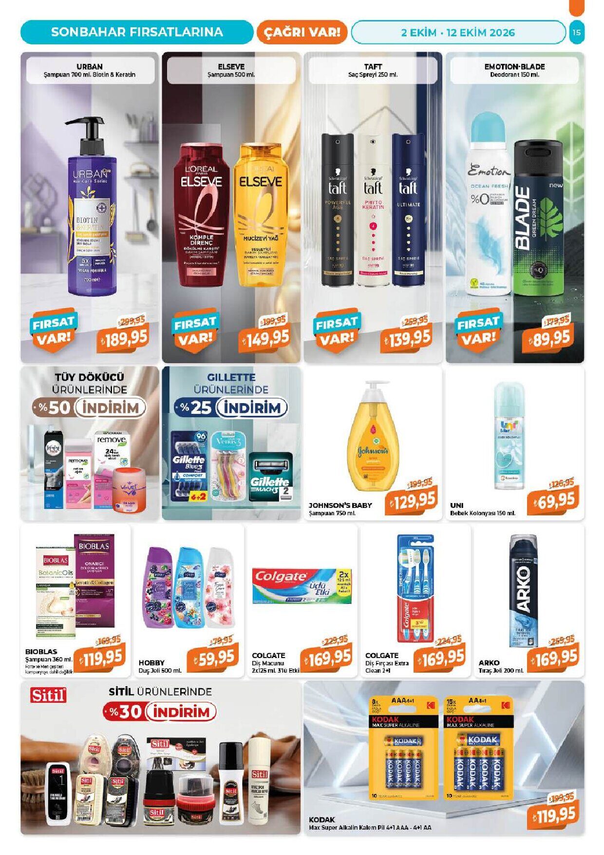 Çağrı Market Güncel Katalog - 2 Ekim 2026 - Sayfa 15