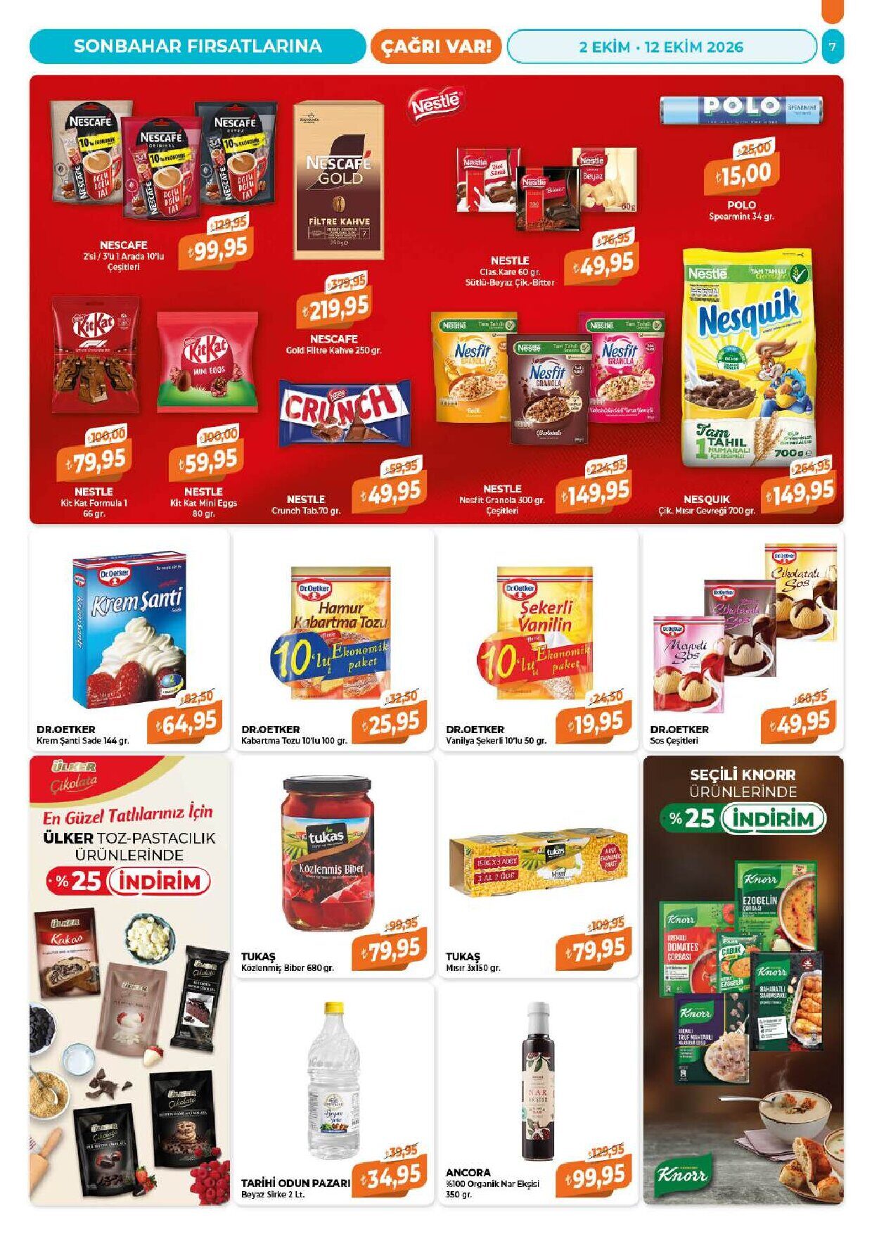 Çağrı Market Güncel Katalog - 2 Ekim 2026 - Sayfa 7