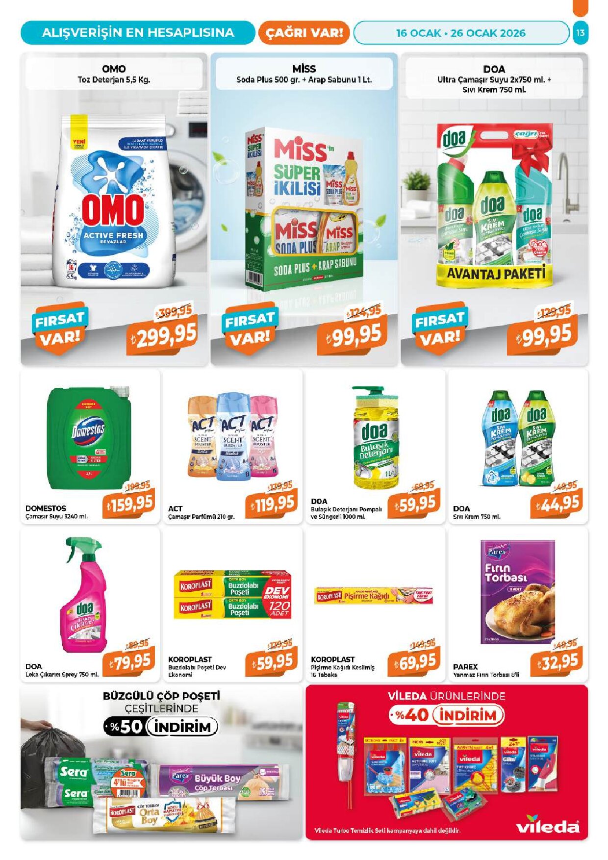 Çağrı Market - 16-26 Ocak-Güncel Katalog - Sayfa 13