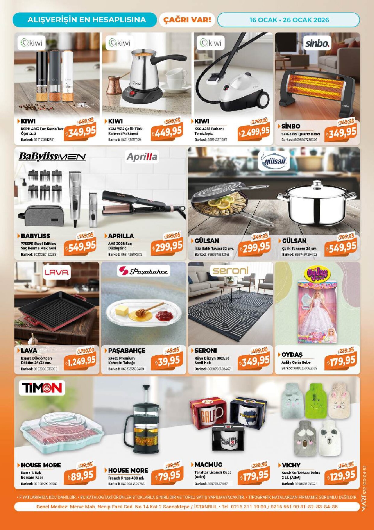 Çağrı Market - 16-26 Ocak-Güncel Katalog - Sayfa 16