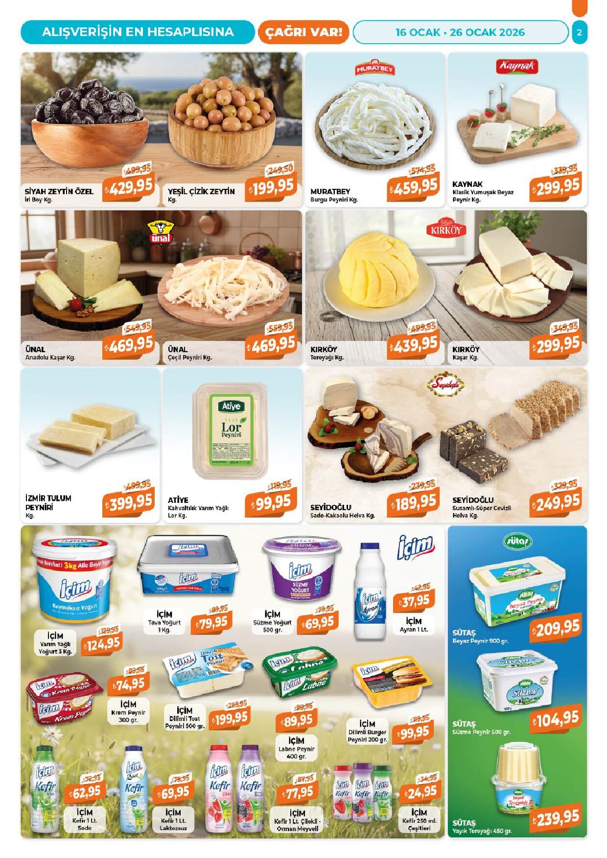 Çağrı Market - 16-26 Ocak-Güncel Katalog - Sayfa 2