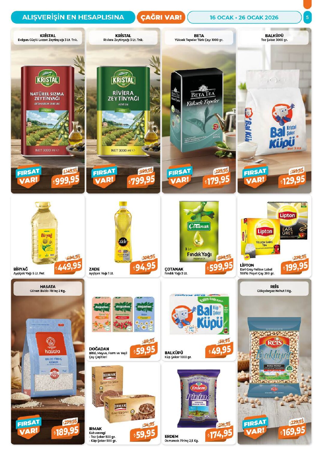 Çağrı Market - 16-26 Ocak-Güncel Katalog - Sayfa 5