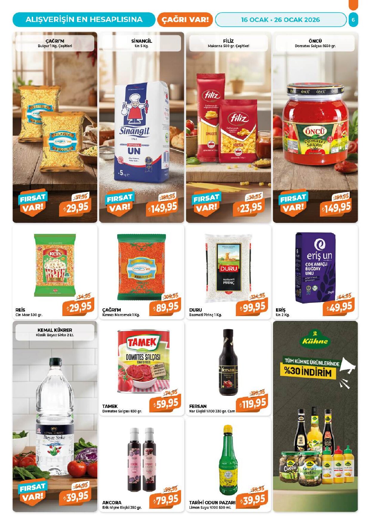 Çağrı Market - 16-26 Ocak-Güncel Katalog - Sayfa 6