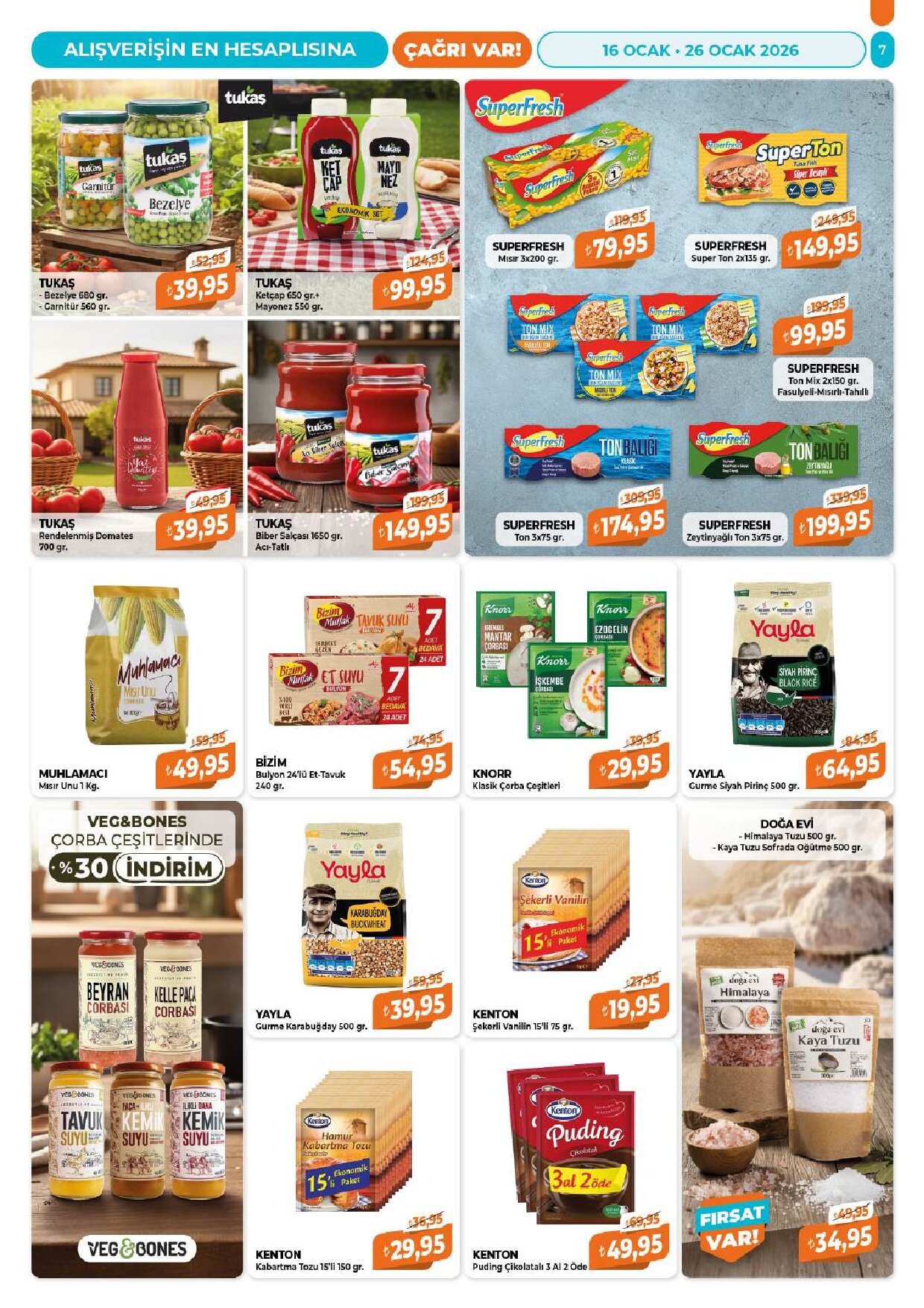 Çağrı Market - 16-26 Ocak-Güncel Katalog - Sayfa 7