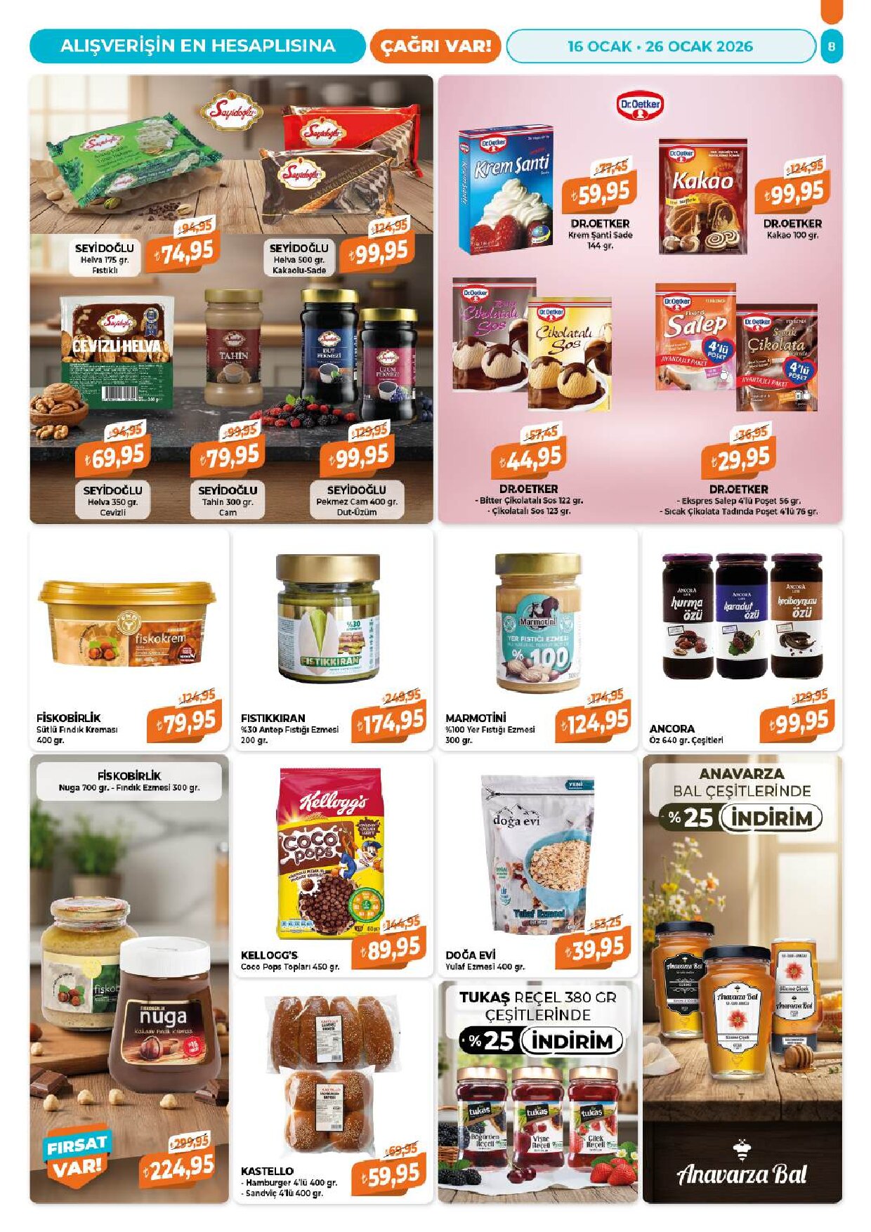 Çağrı Market - 16-26 Ocak-Güncel Katalog - Sayfa 8