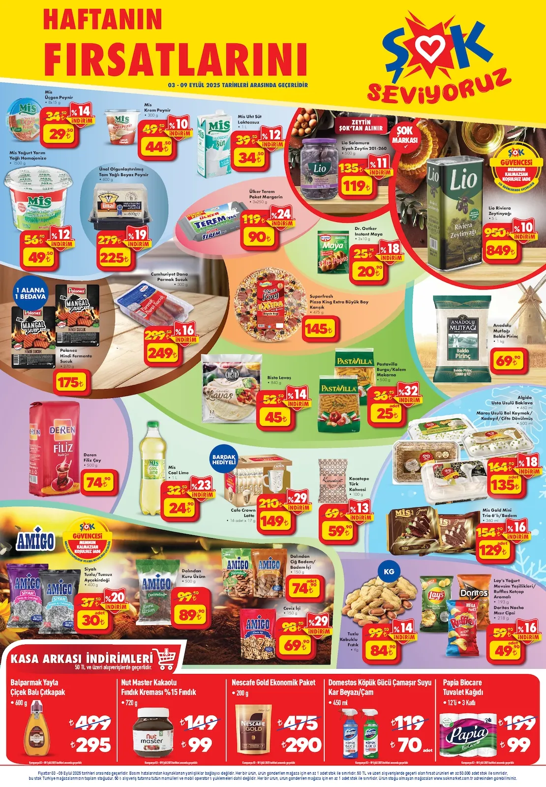 Şok 03 Eylül - 9 Eylül 2025 Aktüel Kataloğu