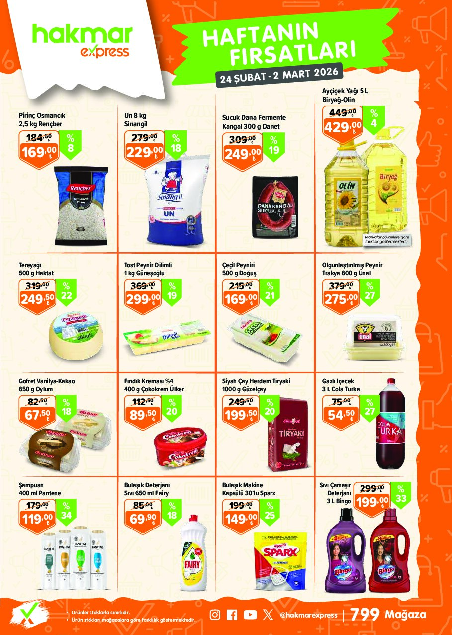 Hakmar Express - Haftanın Fırsatları - 24 Şubat-2 Mart 2026