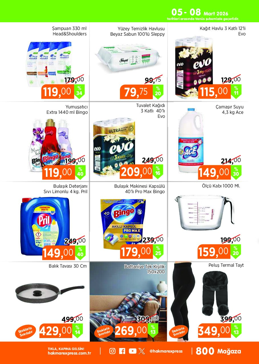 Hakmar Express - Açılış Mağazalarımız - 5-8 Mart 2026 - Sayfa 3
