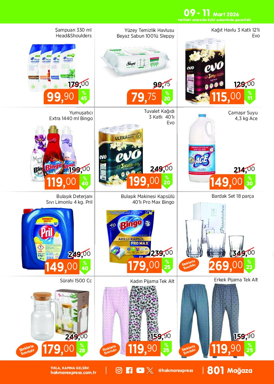 Hakmar Express - Açılış Mağazalarımız - 9-11 Mart 2026 - Sayfa 3