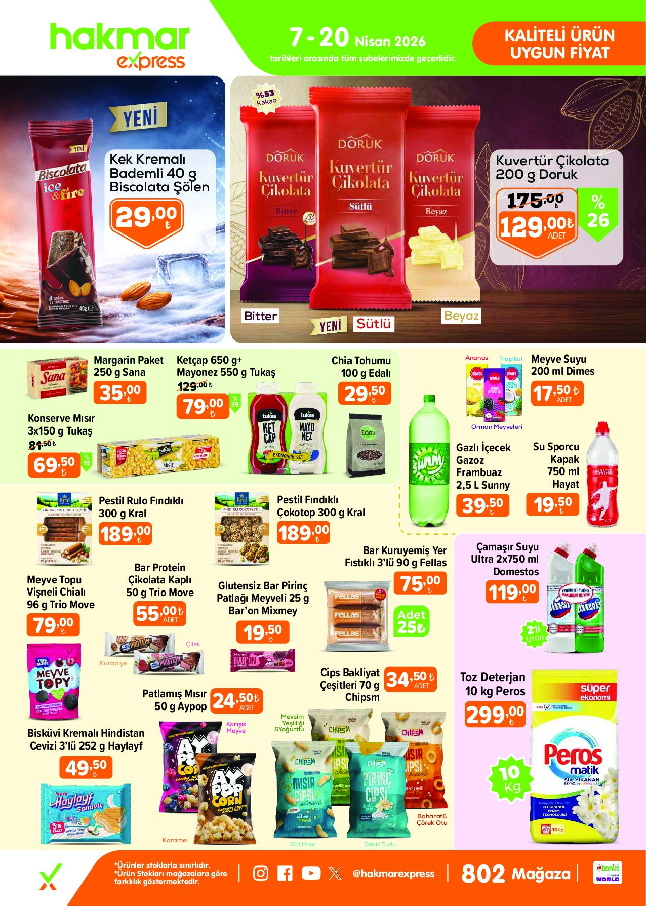 Hakmar Express - Salı Aktüel Ürünler - 7-20 Nisan 2026