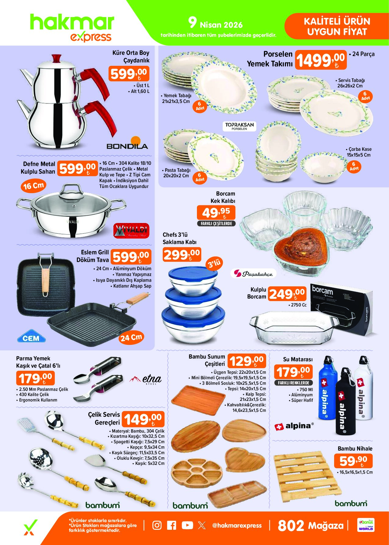 Hakmar Express - Perşembe Aktüel Ürünler - 9 Nisan 2026 - Sayfa 2