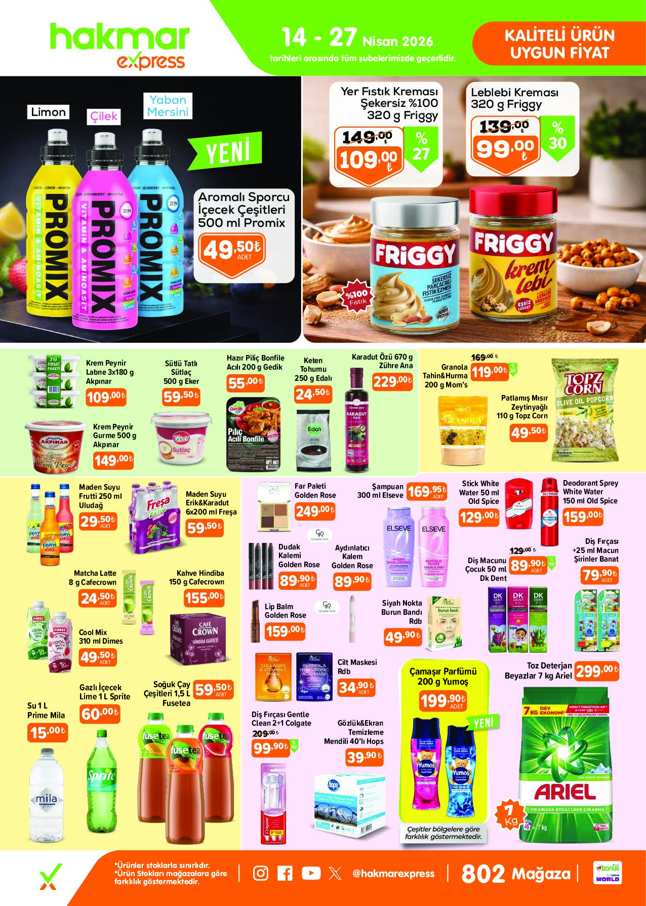 Hakmar Express - Salı Aktüel Ürünler - 14-27 Nisan 2026
