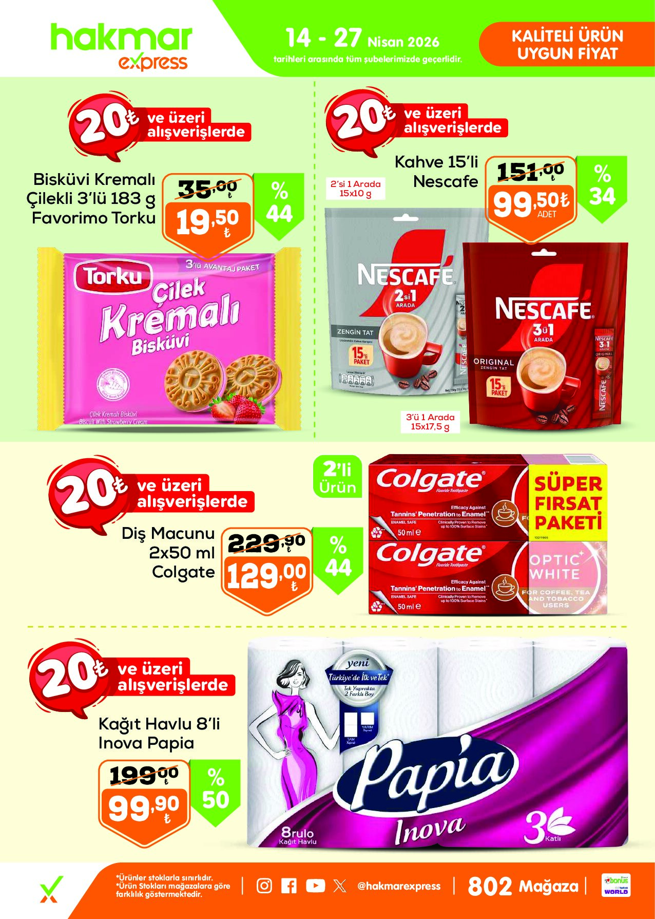 Hakmar Express - Salı Aktüel Ürünler - 14-27 Nisan 2026 - Sayfa 2
