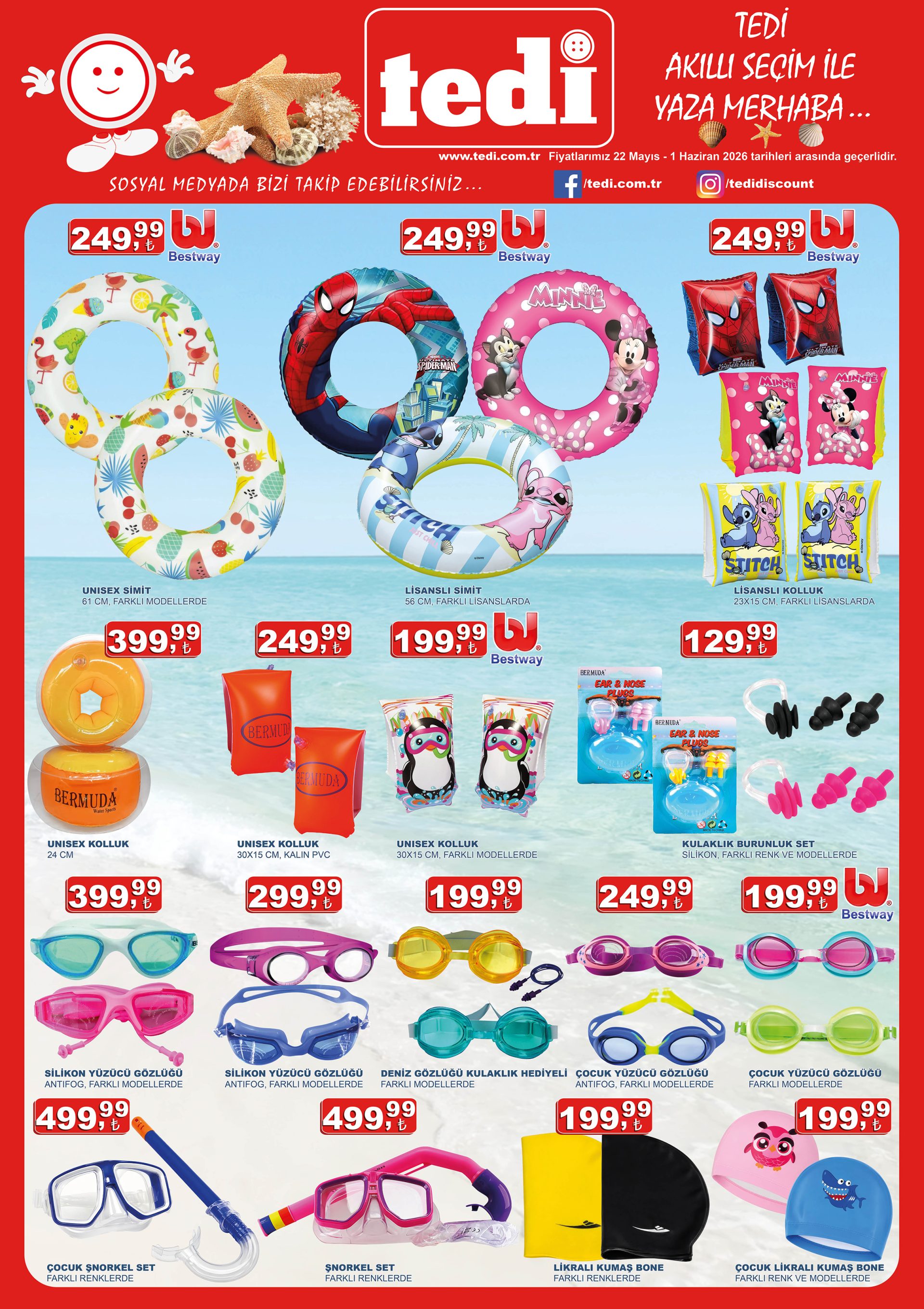 Tedi 22 Mayıs - 15 Haziran Aktüel Kataloğu