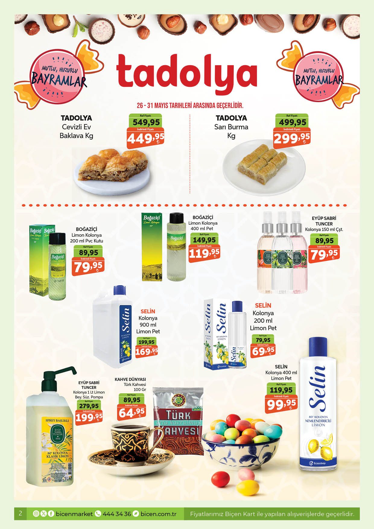 Biçen Market 15 Mayıs - 31 Mayıs Aktüel Kataloğu - Sayfa 2