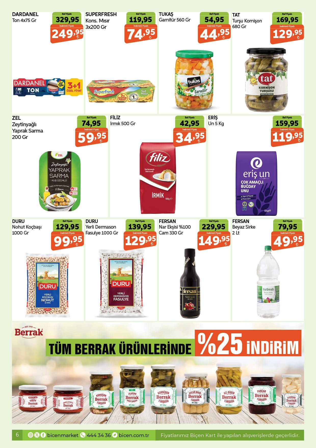 Biçen Market 15 Mayıs - 31 Mayıs Aktüel Kataloğu - Sayfa 6