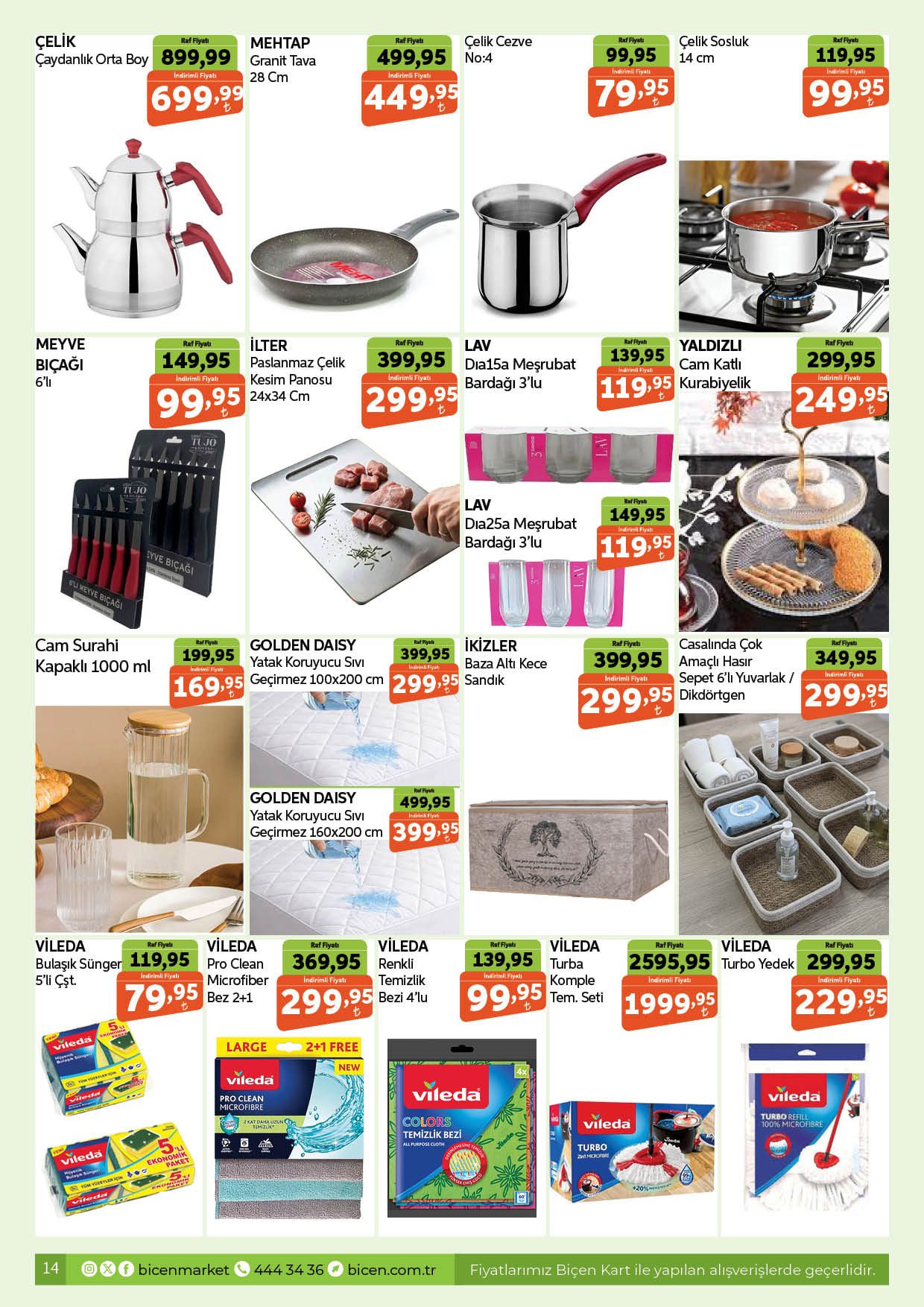 Biçen Market 15 Mayıs - 31 Mayıs Aktüel Kataloğu - Sayfa 14