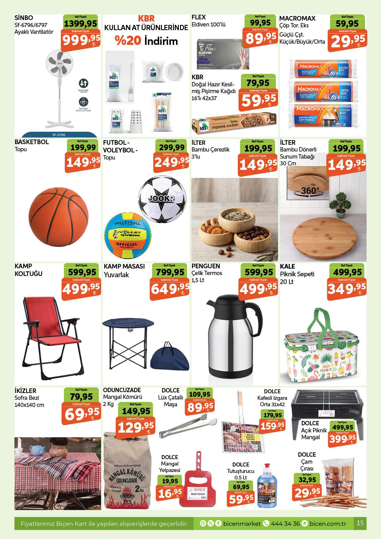 Biçen Market 15 Mayıs - 31 Mayıs Aktüel Kataloğu - Sayfa 15
