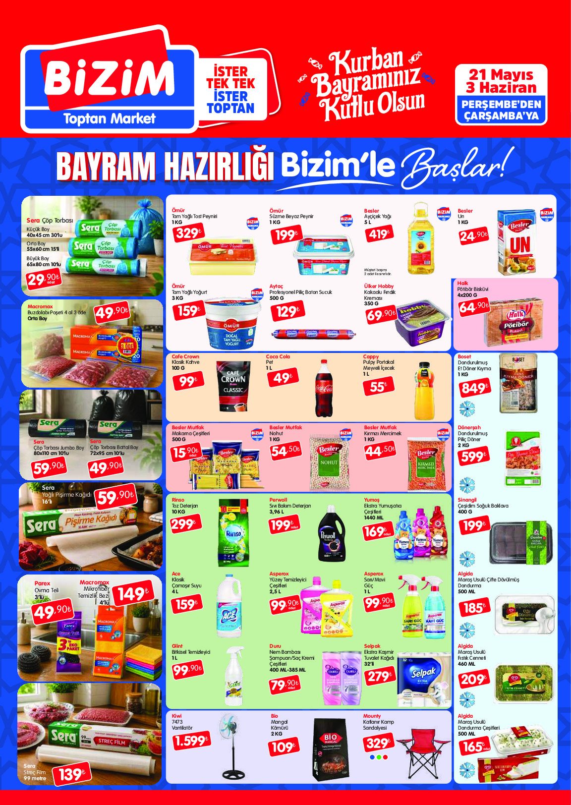 Bizim Toptan 21 Mayıs - 03 Haziran Haftalık Aktüel Kataloğu - Sayfa 1