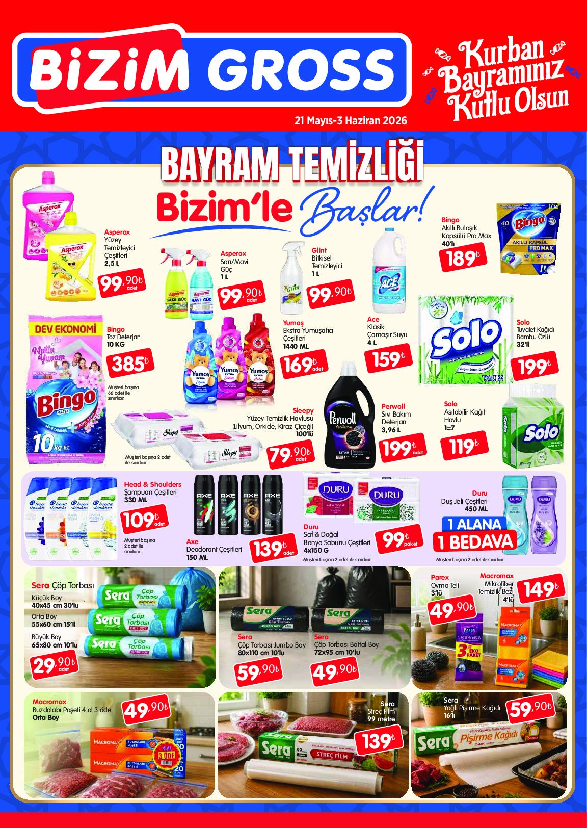Bizim Toptan 21 Mayıs - 03 Haziran Bizim Gross Kataloğu - Sayfa 2