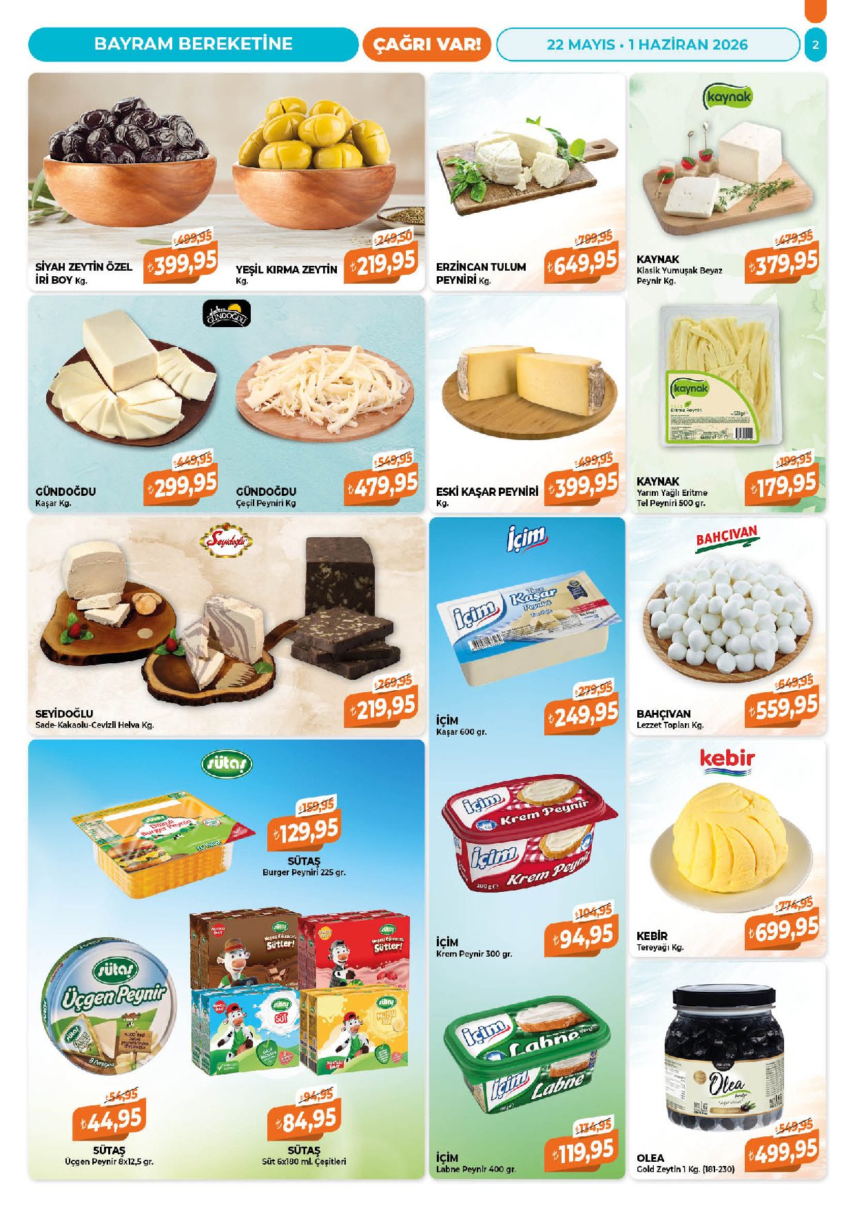 Çağrı Market 22 Mayıs - 01 Haziran Güncel Katalog - Sayfa 2