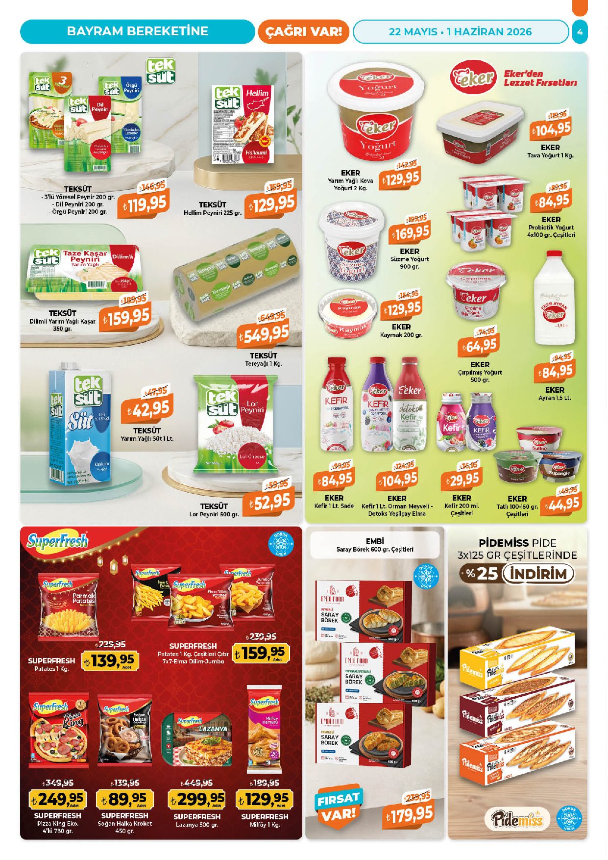Çağrı Market 22 Mayıs - 01 Haziran Güncel Katalog - Sayfa 4