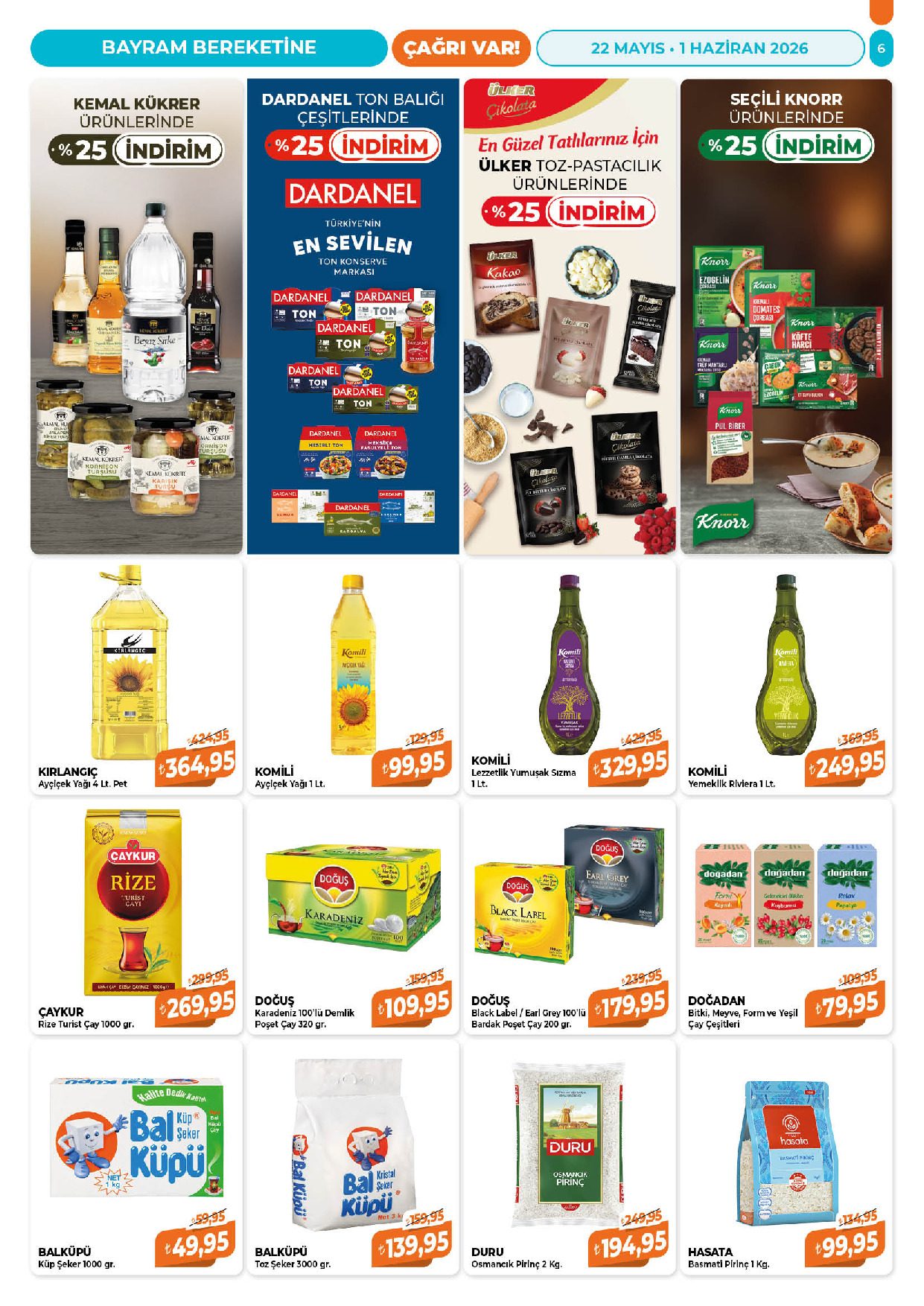Çağrı Market 22 Mayıs - 01 Haziran Güncel Katalog - Sayfa 6