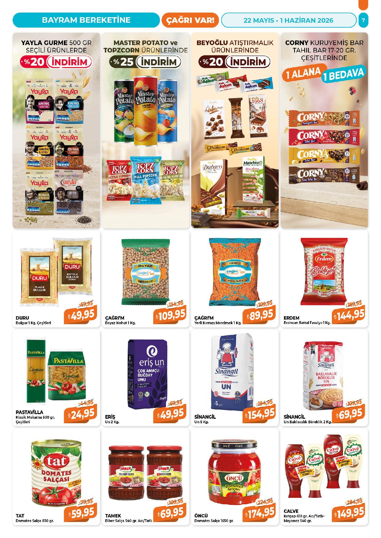 Çağrı Market 22 Mayıs - 01 Haziran Güncel Katalog - Sayfa 7