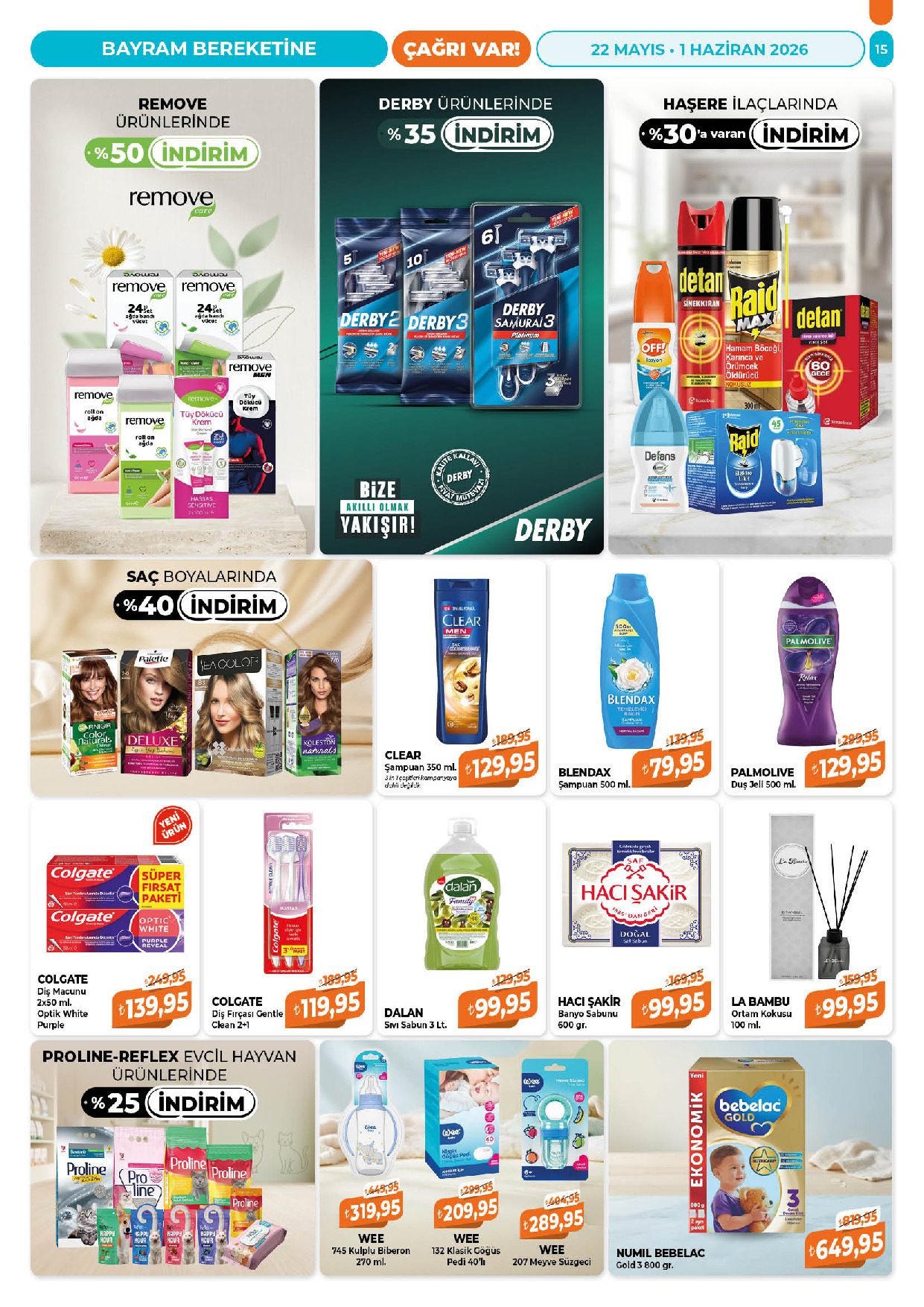 Çağrı Market 22 Mayıs - 01 Haziran Güncel Katalog - Sayfa 15