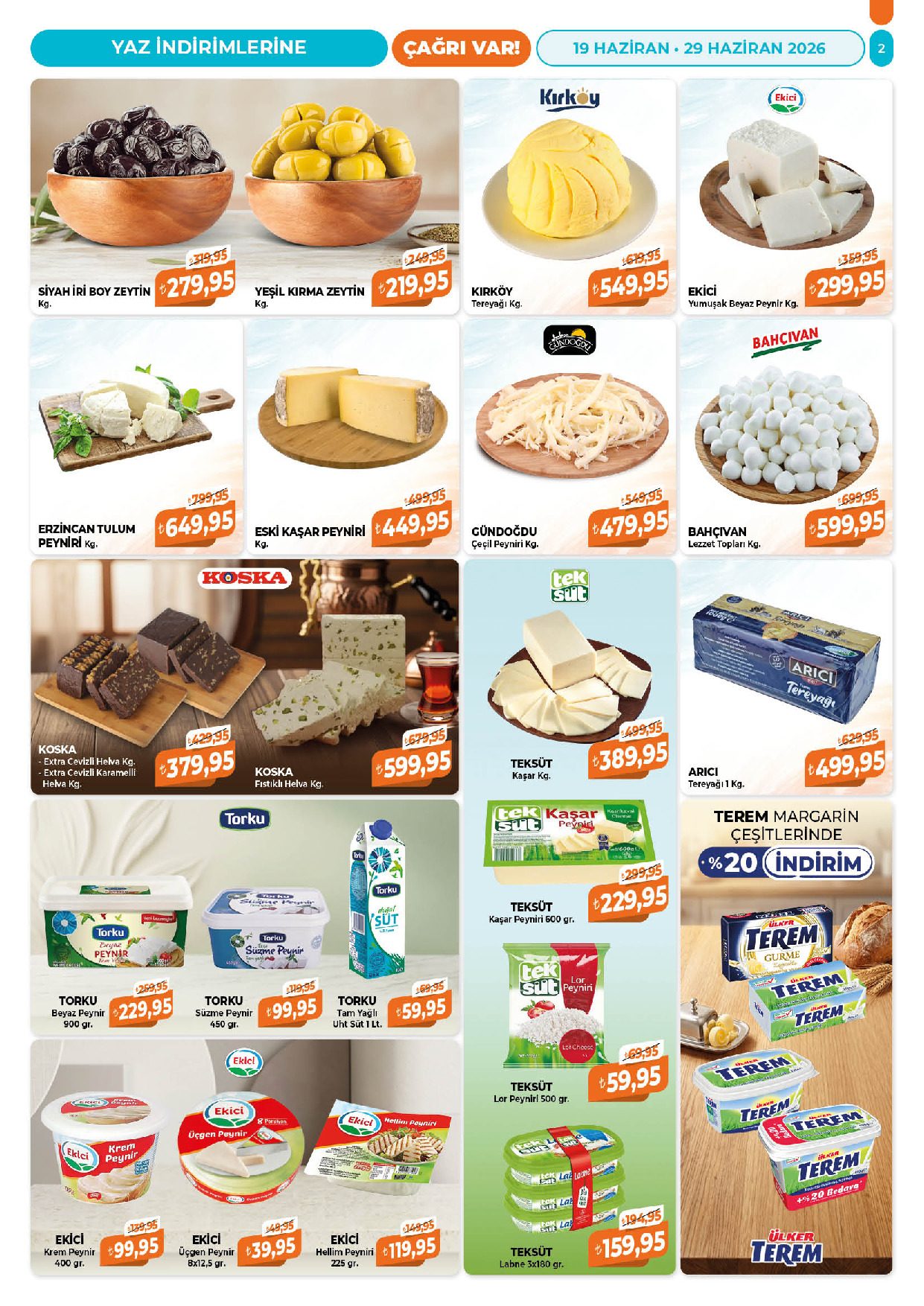 Çağrı Market 19 Haziran - 29 Haziran Güncel Katalog - Sayfa 2