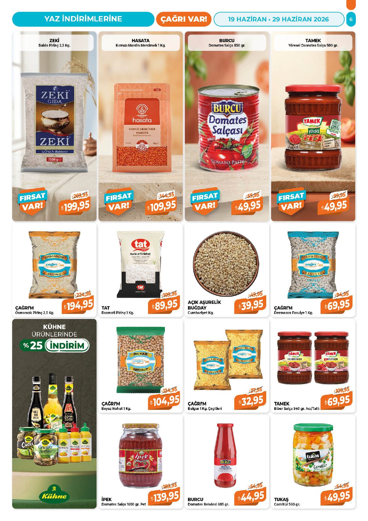 Çağrı Market 19 Haziran - 29 Haziran Güncel Katalog - Sayfa 6