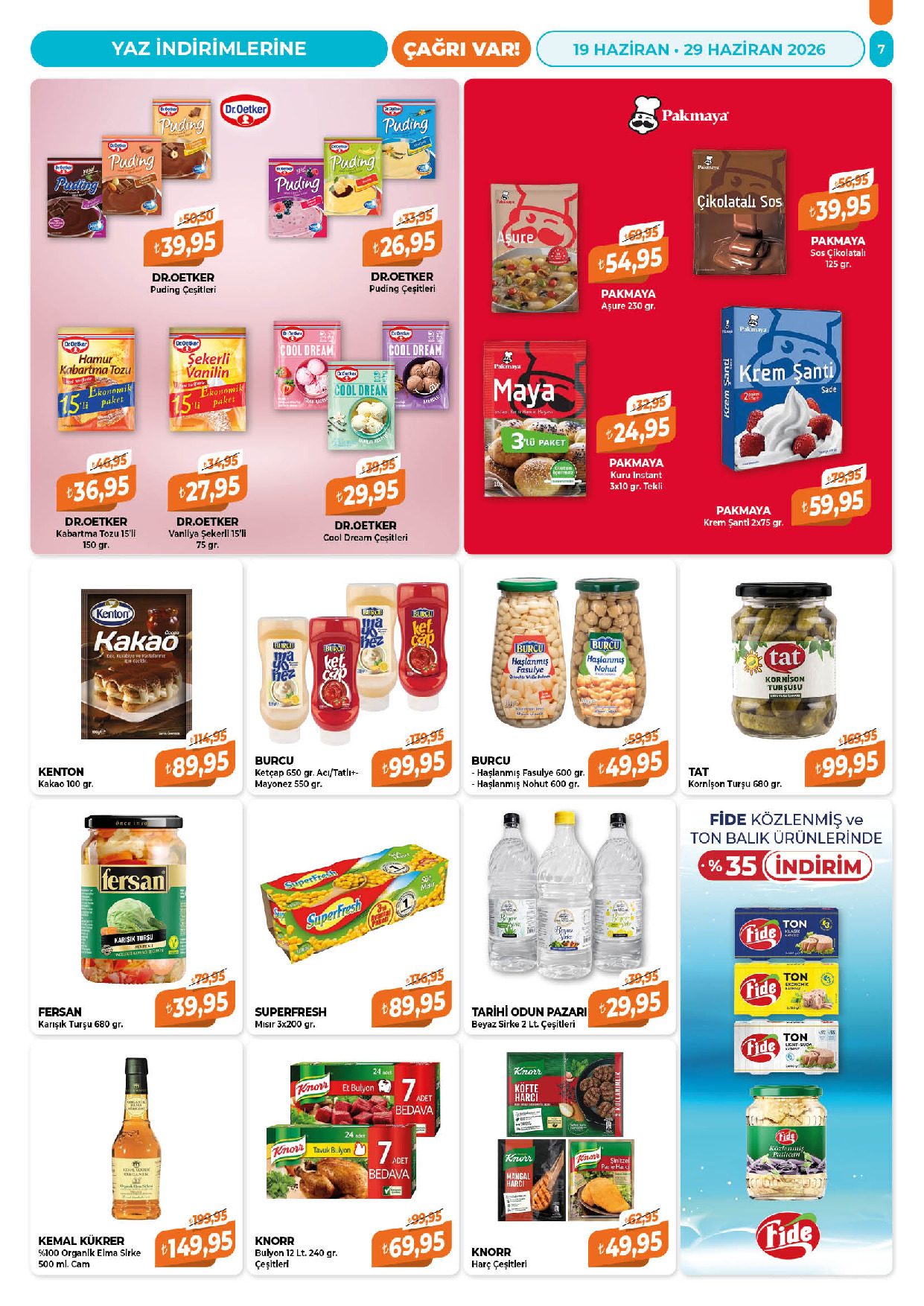 Çağrı Market 19 Haziran - 29 Haziran Güncel Katalog - Sayfa 7